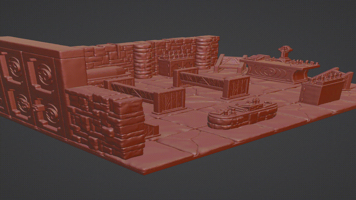 Chapel 3D Printable Tabletop Terrain Setting By Fedaaah On DeviantArt