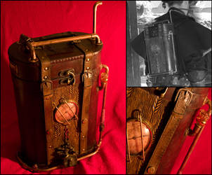 Steampunk backpack