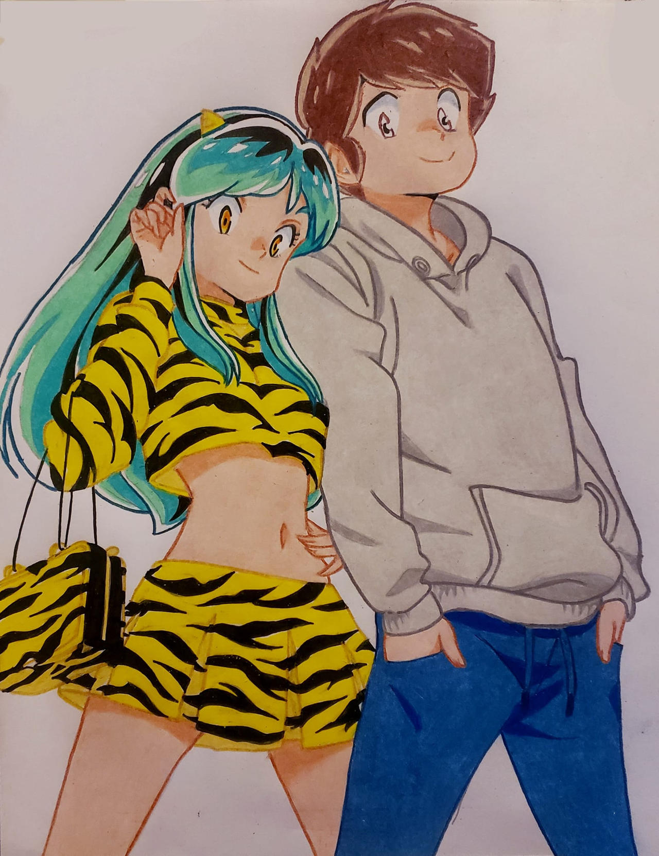 Lum and Ataru Moroboshi by chaotixfusion on DeviantArt