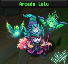 Arcade Lulu - League of Legends (fanmade skin)