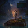 The Lonely Robot - Photoshop Art