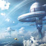 Cloud Station - Photoshop Art