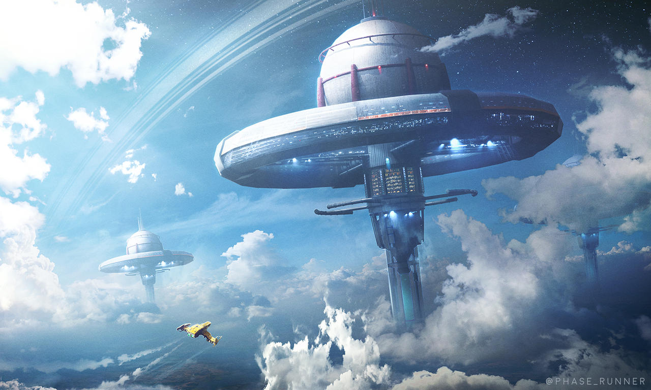 Cloud Station - Photoshop Art