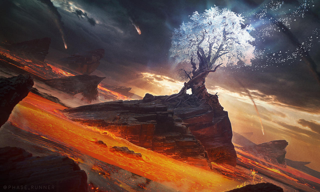Immutable Tree Immortal Tree - Photoshop Art by PhaseRunner on DeviantArt