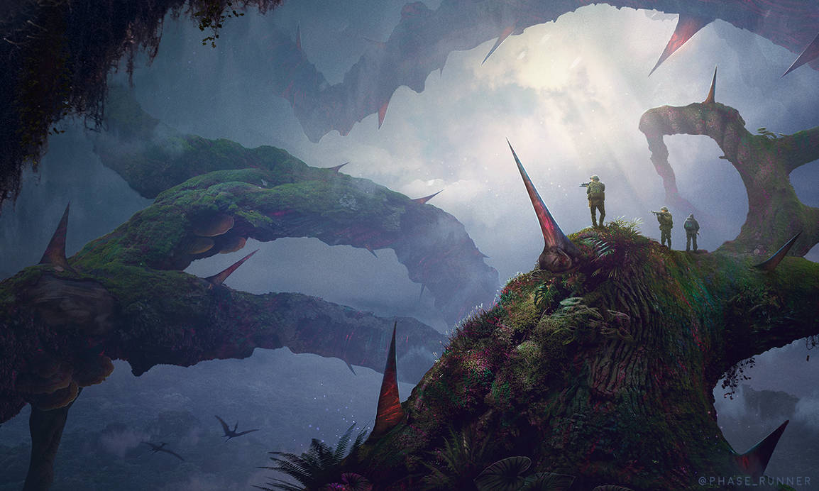 Giant Roots - Photoshop Art by PhaseRunner on DeviantArt