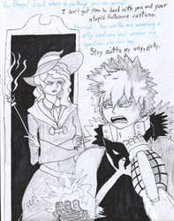 Bakugo is being rude to Diana