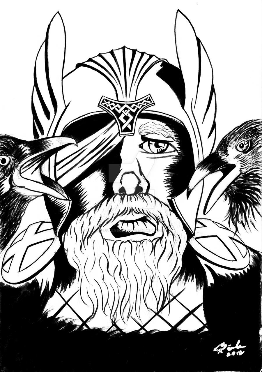 Odin_portrait_study by SullenSquid on DeviantArt