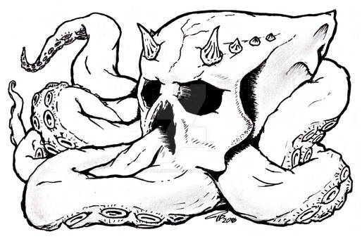 skull-kraken (Sketchbook Page)