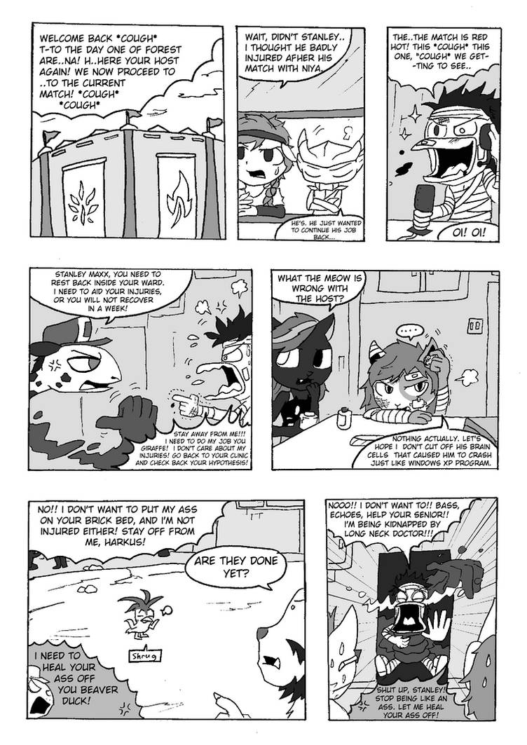 Comic Page Rework 10: Injuries by BlueHydroH2 on DeviantArt
