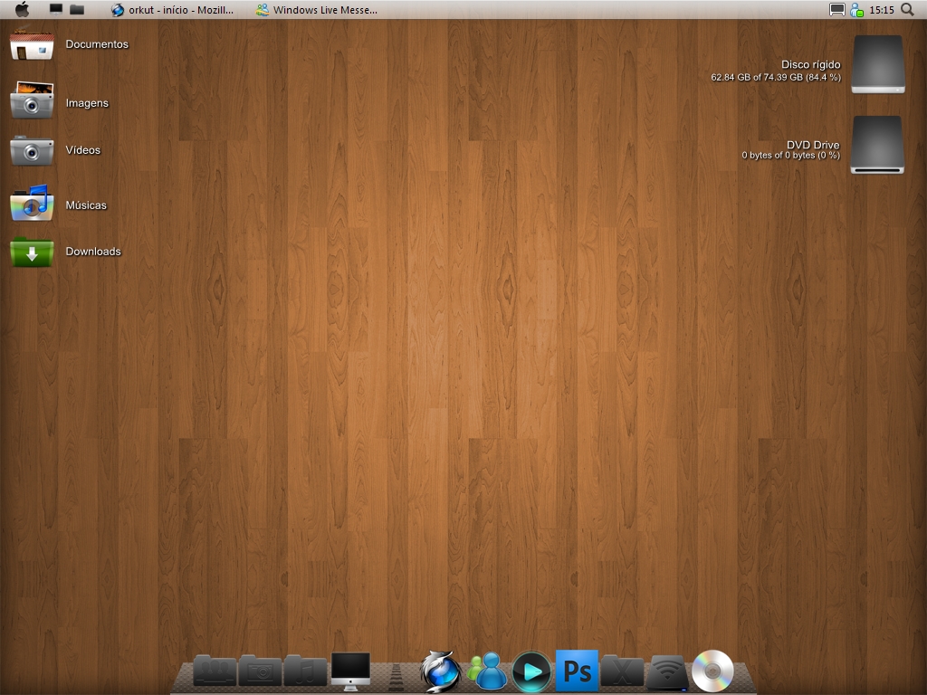 Mac OS X Wood