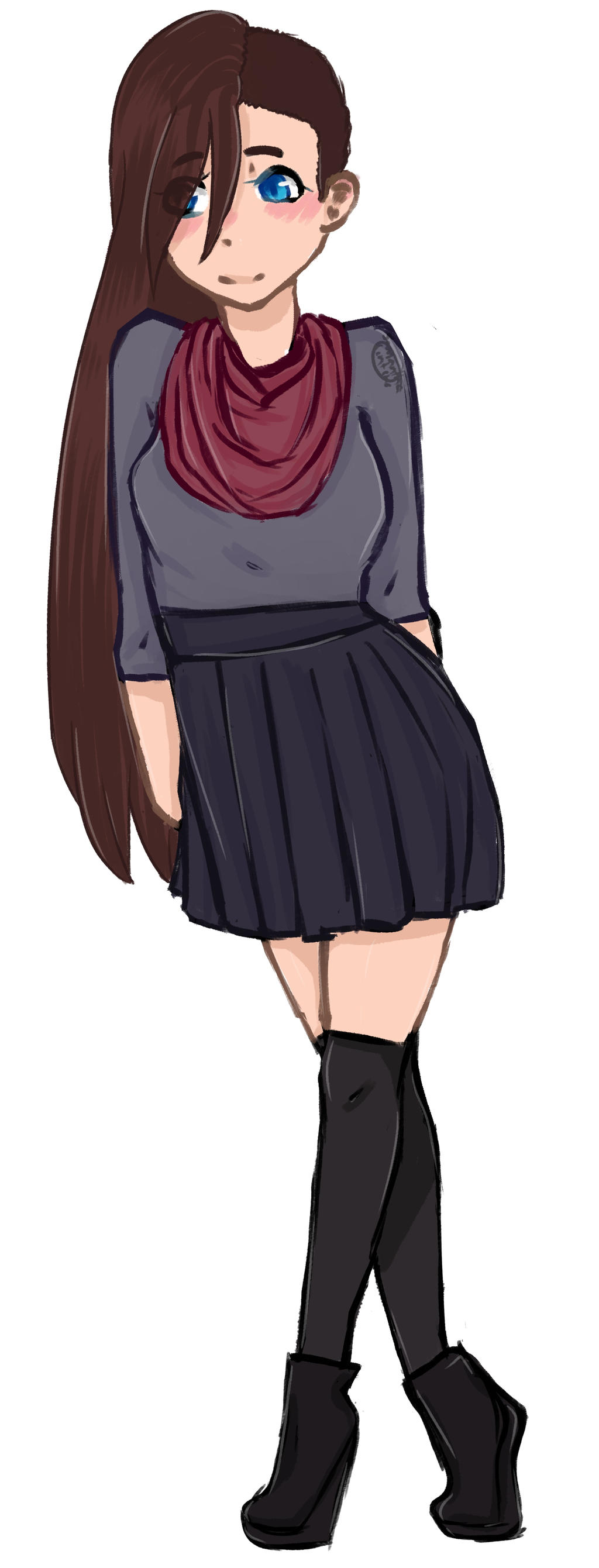 Rem Human Form by dotslover145 on DeviantArt