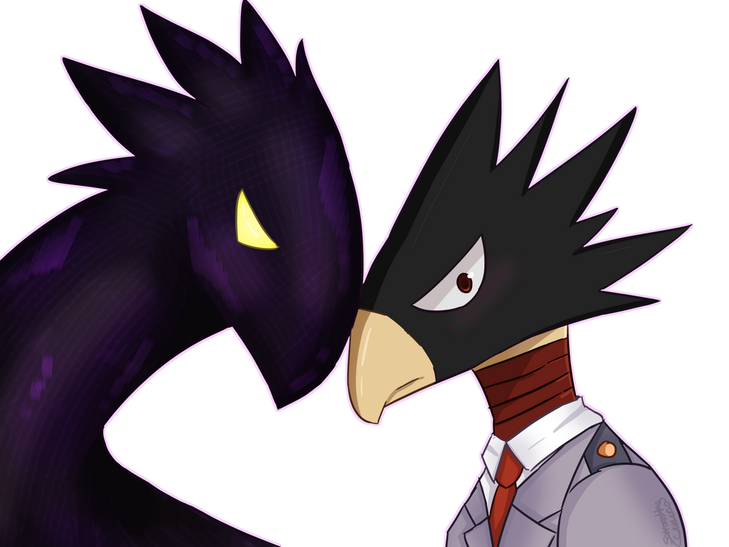 Tokoyami by dotslover145 on DeviantArt