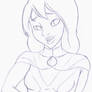 Miss Martian Sketch