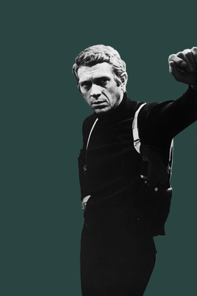 Steve McQueen iPhone Wallpaper