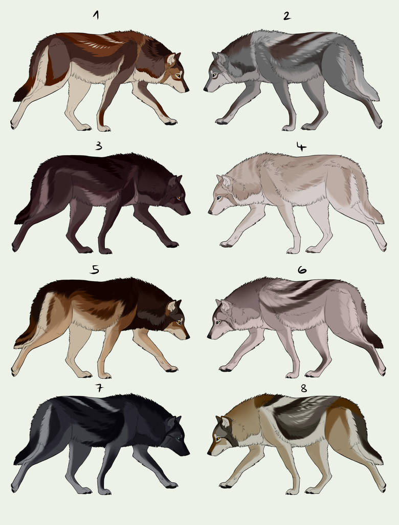 Wolf Designs CLOSED by Orofjallkuni on DeviantArt