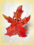 Happy Autumn Leaf! by MyArtsDelight