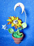 Sun, Moon and Stars Flower by MyArtsDelight