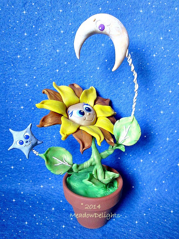 Sun, Moon and Stars Flower