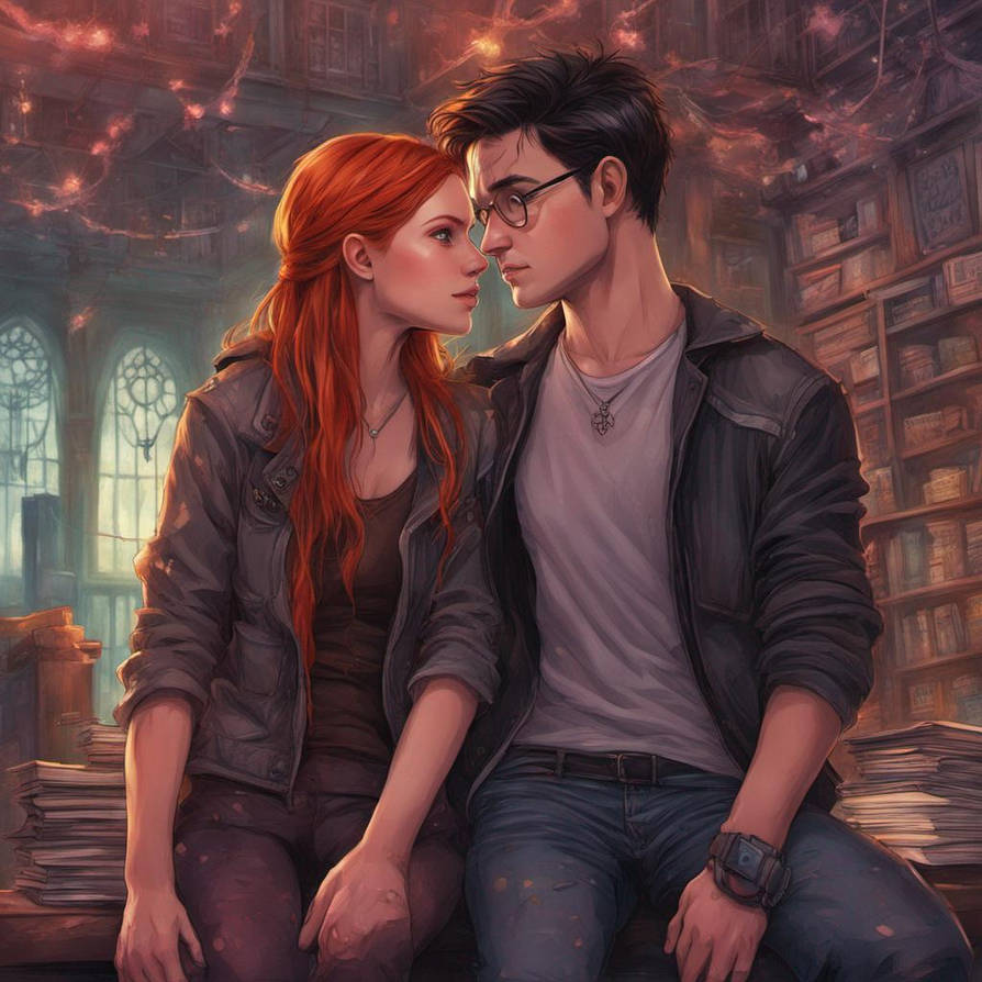Ginny Weasley With Harry Potter Romance Cyberpunk By HBCDesigns On ginny-weasley-with-harry-potter-romance-cyberpunk-by-hbcdesigns-on
