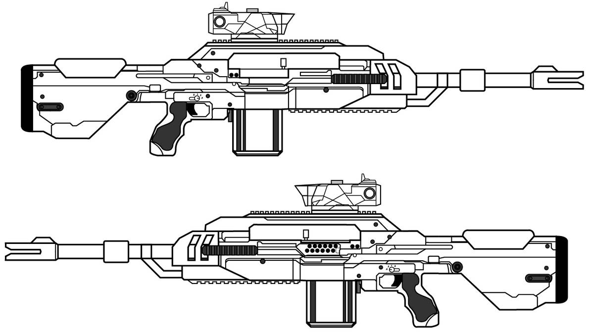Vector R3 Gun XR-3 Vengeance 10mm BR (Vector Art Remake) by tier56 on DeviantArt