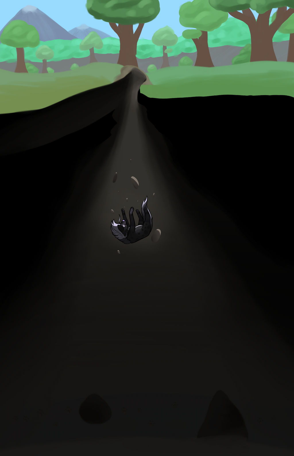 Falling by Kon-Tengu on DeviantArt