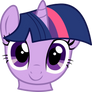 Twilight sparkle Happy Face