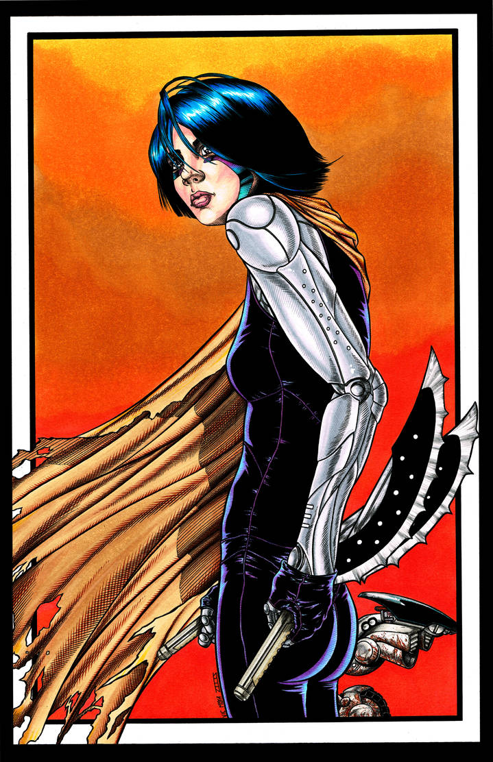 Battle Angel Alita Color by GothPunkDaddy on DeviantArt
