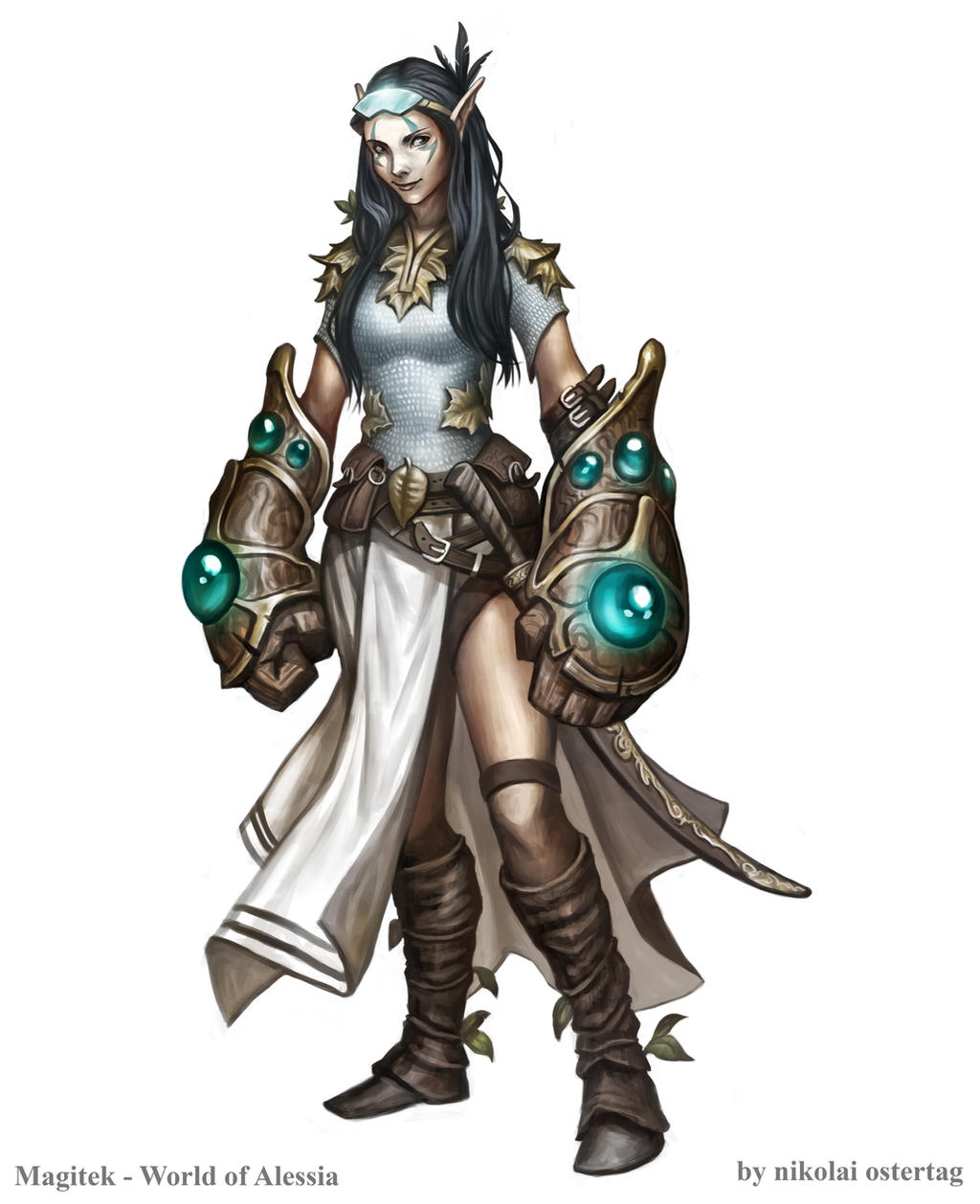 Female Wood Elf Brawler