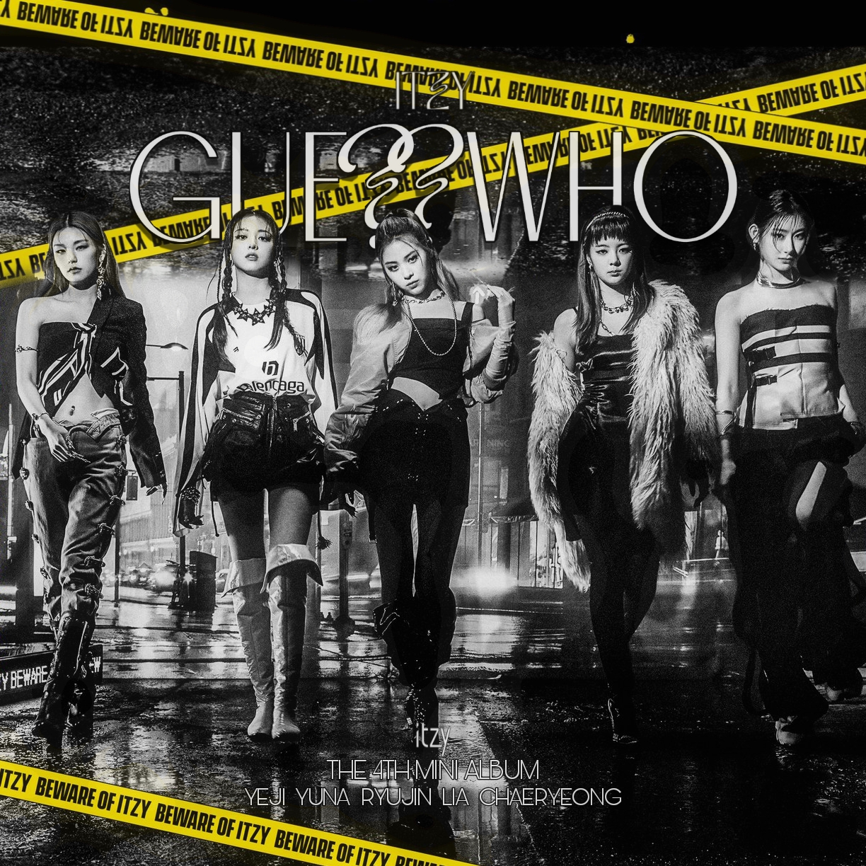 ITZY GUESS WHO / MAFIA IN THE MORNING album cover by domseokjin05 on