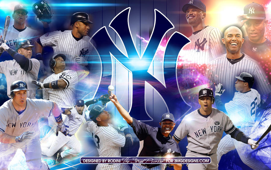 NY Yankees Greats Collage