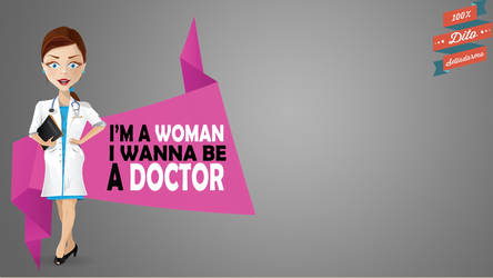 Woman Doctor Vector