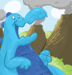 blue dinosaur