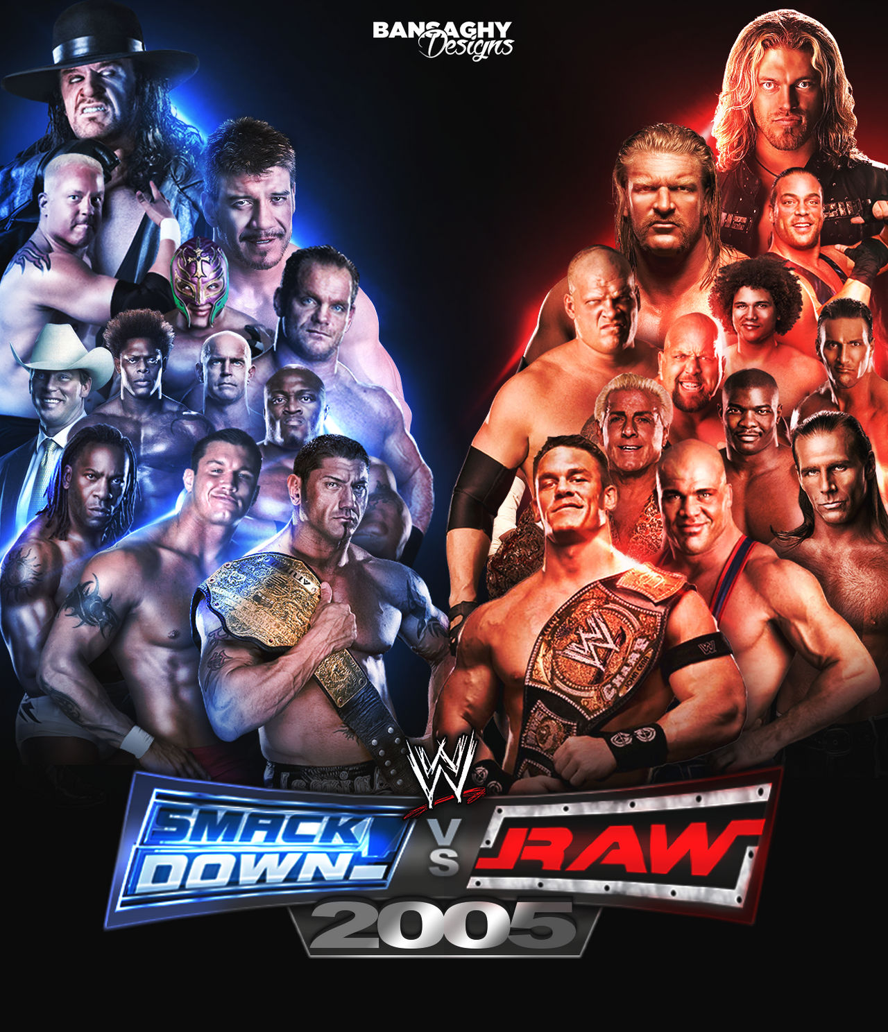 Smackdown Vs Raw 2005 ReDesigned by BansaghyDesigns on DeviantArt