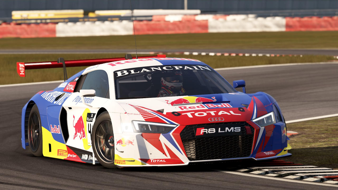 Red R8 Gt3 AUDI R8 LMS EVO GT3 LIVERY RED BULL TOTAL 3 by BansaghyDesigns on ...