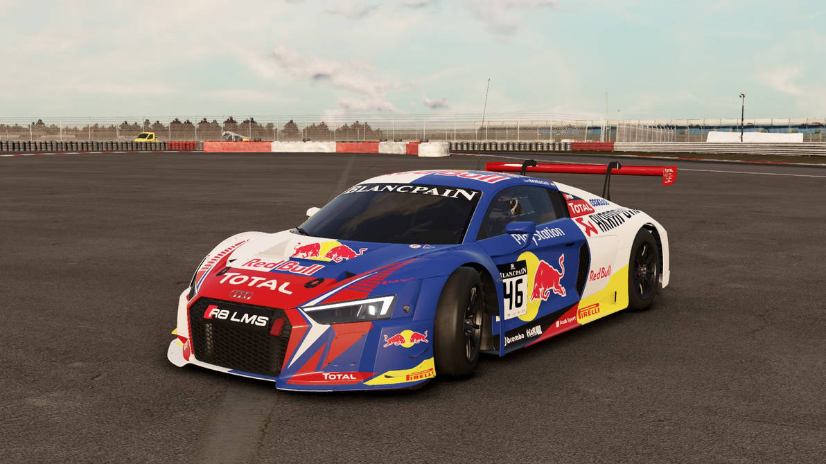 Red R8 Gt3 AUDI R8 LMS EVO GT3 LIVERY RED BULL TOTAL 4 by BansaghyDesigns on ...