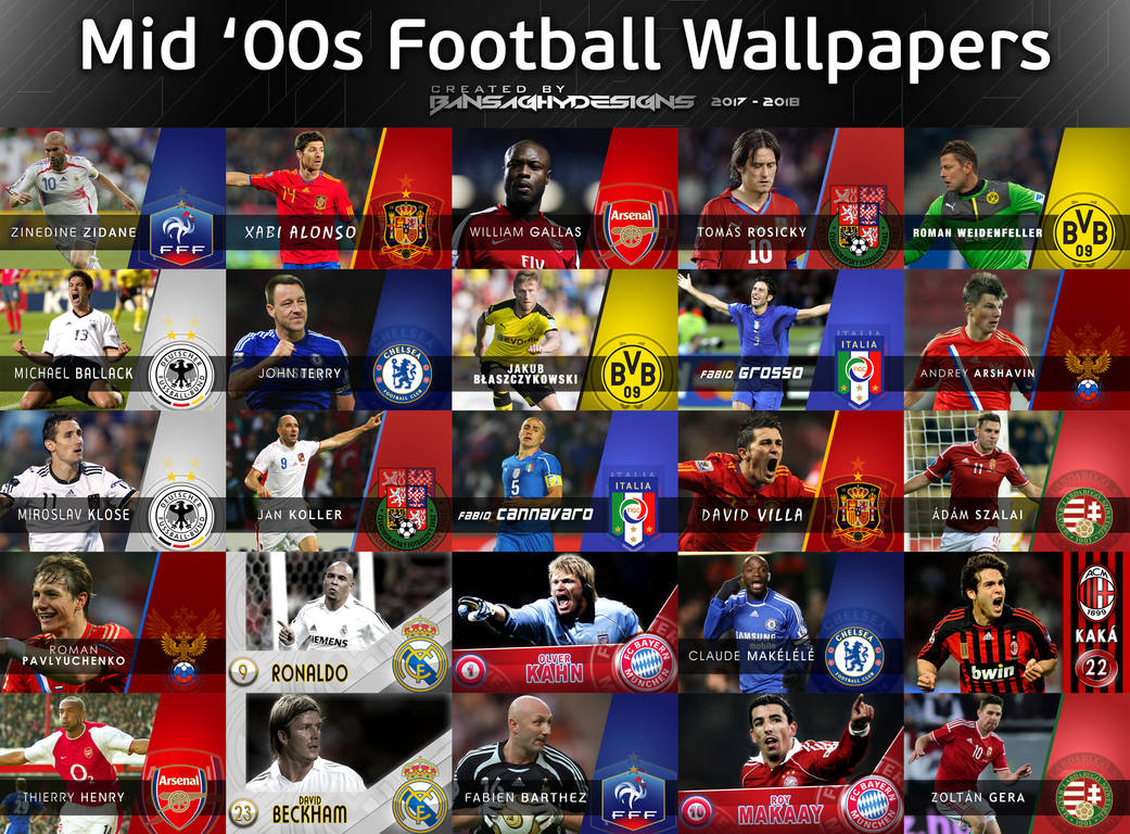 Mid 2000s Football Wallpapers by BansaghyDesigns on DeviantArt