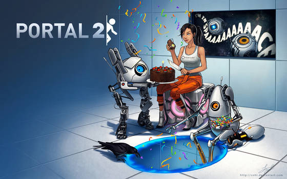 Portal 2 Wallpaper - Last Bag of Confetti