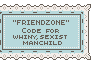 No Such Thing As Friendzone Stamp