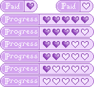 Purple Progress Bar Set
