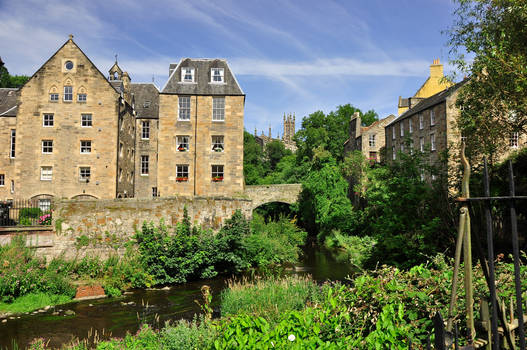 beautiful Dean Village, Edinburgh