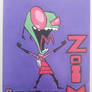 Invader Zim Canvas Painting