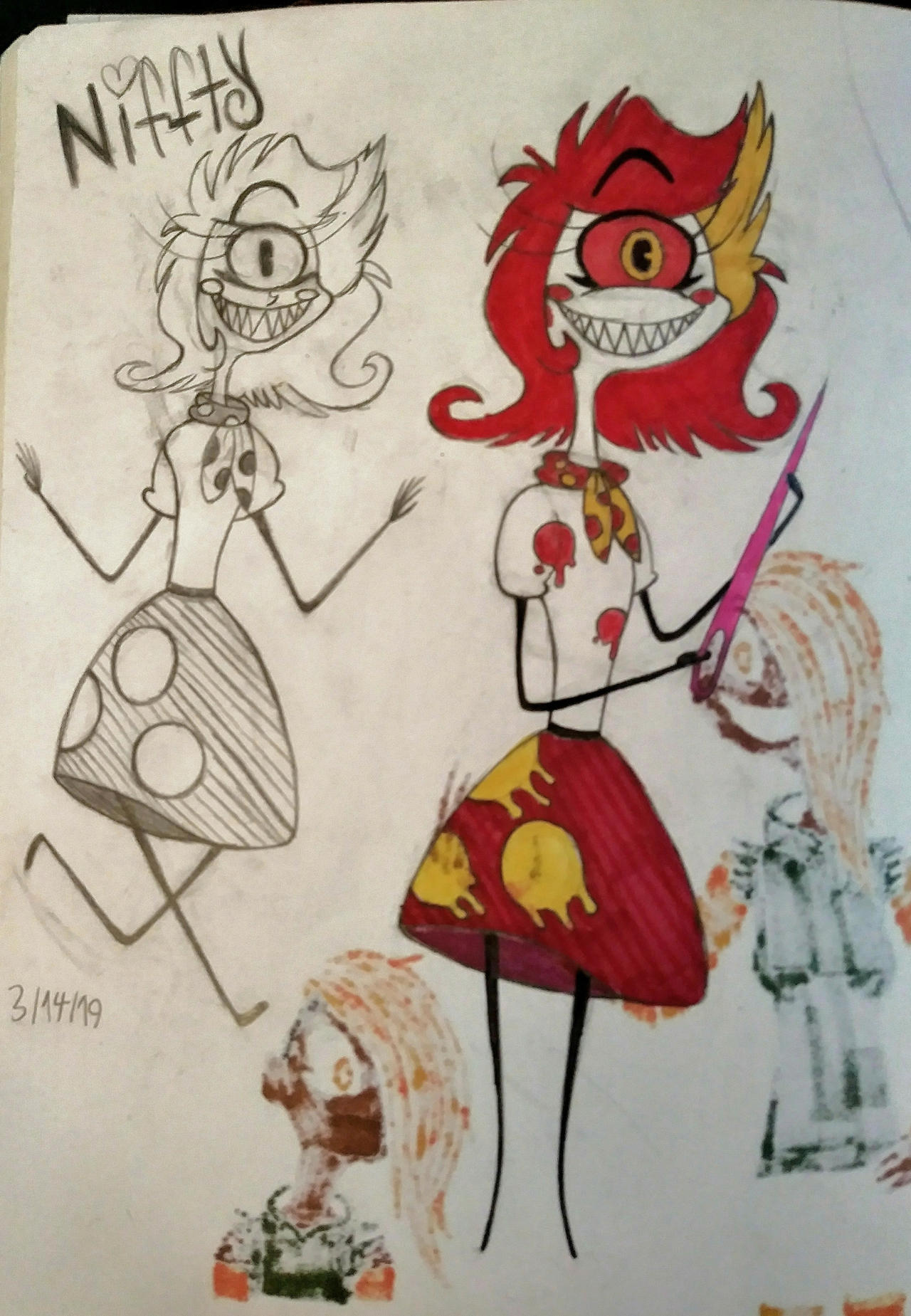 Artwork 11 | Niffty (Colored) by ScroffyToffee on DeviantArt