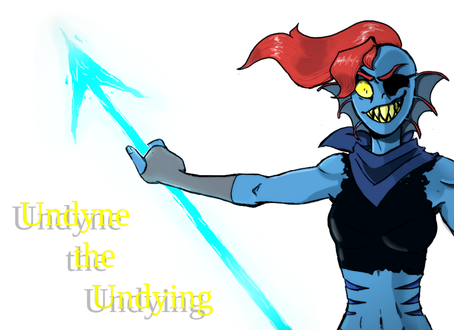 Undyne the Undying by EndlessVoid13 on DeviantArt