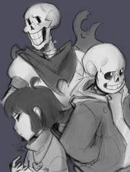 Brothers and Frisk 