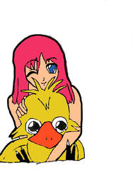 Rita and Chocobo