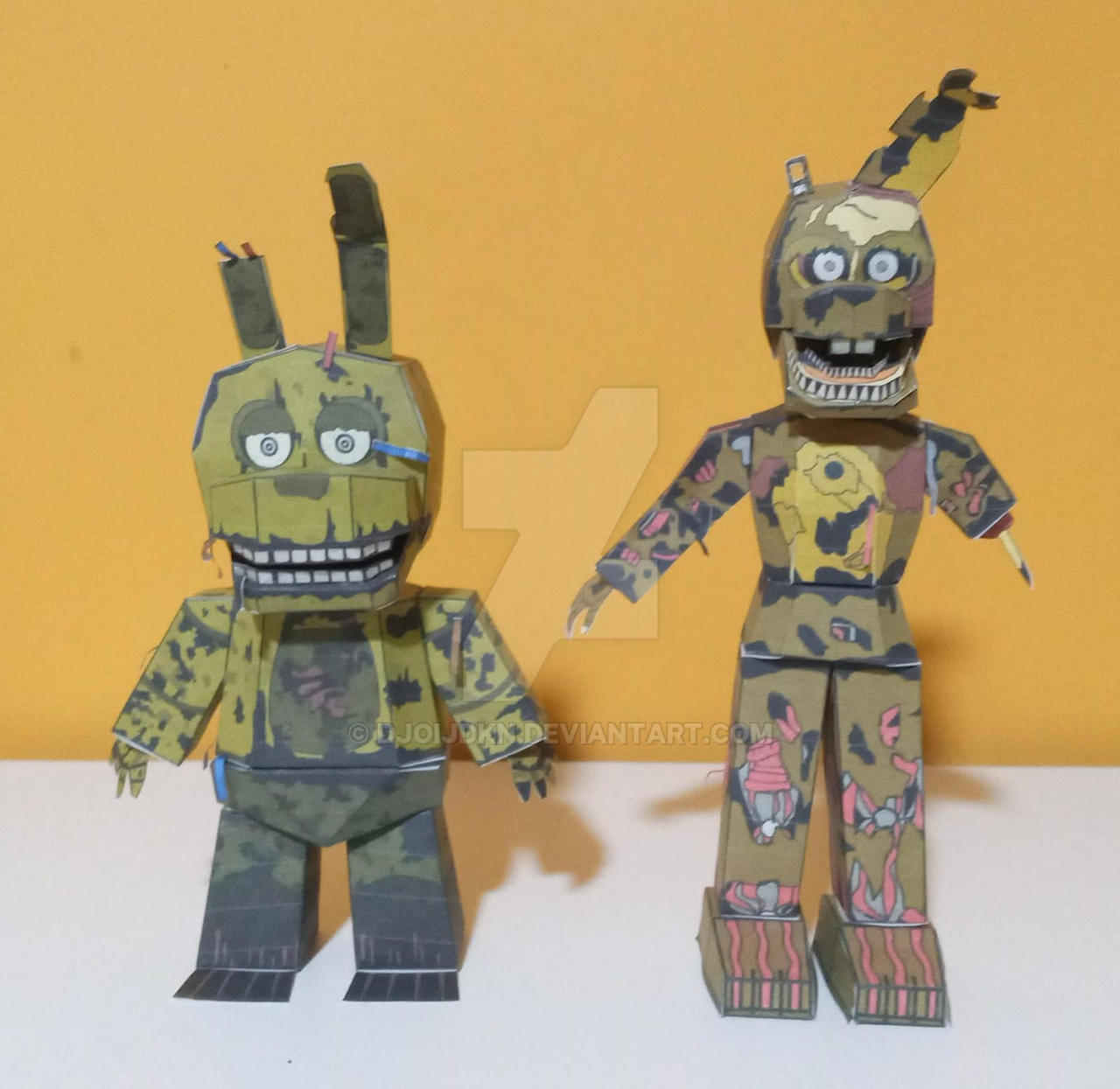 SPRINGTRAP / SCRAPTRAP by djoijdkn on DeviantArt
