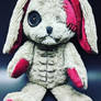 stitched up bunny plush thing xD