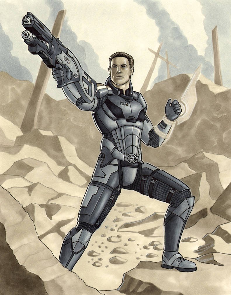 Commander Shepard by AleksiAh on DeviantArt