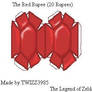 Red Rupee Papercraft