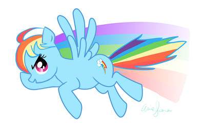 Rainbow Dash Charm